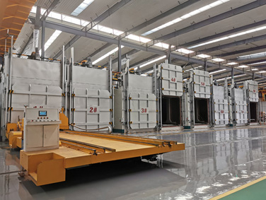 河南明泰科技40T鋁箔退火爐